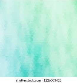 Blue background from triangles. mosaic background