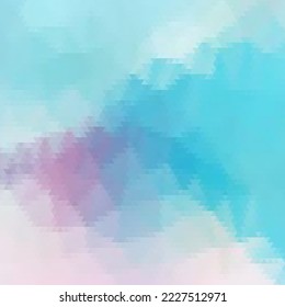 Blue background. Triangular design element. Vector illustration.