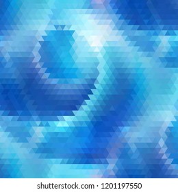 Blue background from triangular shapes