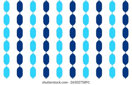 fundo azul, dois tons de azul no fundo com padrão de bola de ponto oval, repita a faixa vertical, padrão repleto, design de padrão sem fim para impressão de tecido, anexar cortina frisada