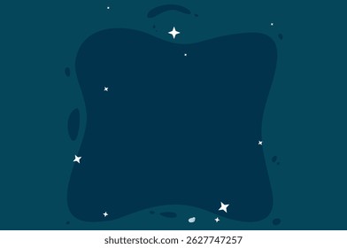Uso de fondo azul para la ilustración, cartel, Anuncio 