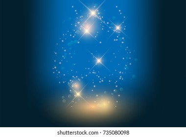 Blue background - Vector