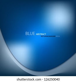 blue background vector abstract curve texture template for design eps10