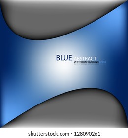 blue background vector abstract curve texture template for design eps10