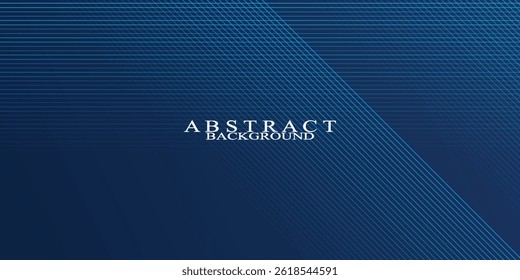 Blue background. Vector abstract, science, futuristic, energy technology concept. Digital image of light rays, stripes lines with blue light over dark blue background