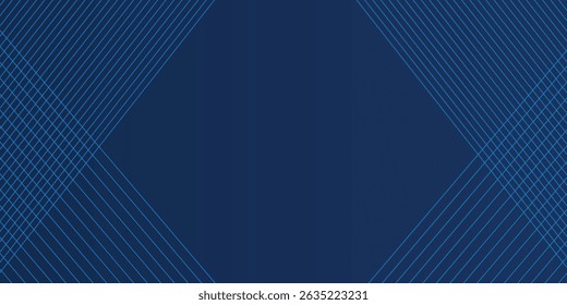 Fundo azul. Vetor abstrato, ciência, futurista, conceito de tecnologia de energia. Imagem digital de raios de luz, listras linhas com luz azul sobre fundo azul escuro