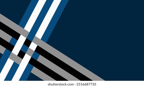 Projeto de vetor de fundo azul. Azul abstrato com forma e cor de gradação de linha. Fundo abstrato azul escuro, modelo para apresentação, banner, fundo, publicidade, capa, etc