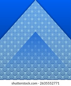 Diseño de Vector de fondo azul con motivos abstractos minimalistas simples modernos