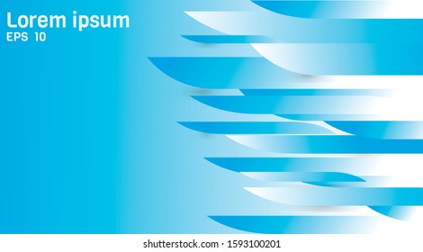 Blue background vector, background design template