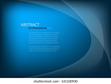 Blue background vector dimension abstract overlap text and message design for modern webdesign and artwork