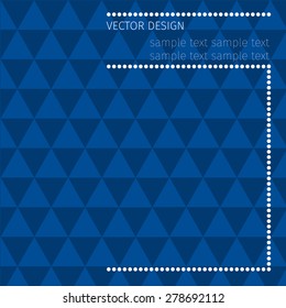 Blue background. vector illustration.
