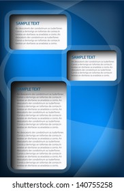 blue background vector illustration hole for text and graphic message design