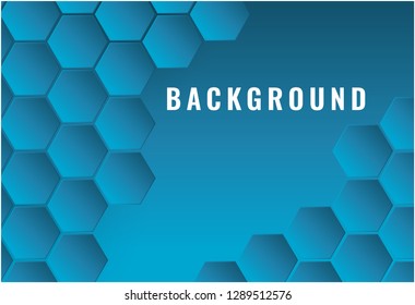 Blue background vector illustration lighting effect graphic for text and message board design infographic	
