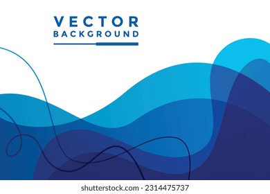 Ilustración vectorial de fondo azul efecto de iluminación gráfico para la infografía de diseño de tablero de mensajes y texto