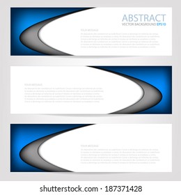 blue background vector illustration paper overlap dimension on white line for text and message modern website design