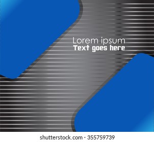 Blue background vector infographic information graphic for message and text design
