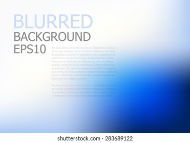 Blue background vector minimal background water color with space