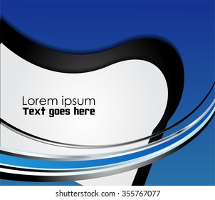 Blue background vector overlap dimension 3d graphic metal color message board for text and message design frame line shadow for modern web design eps10 infographic
