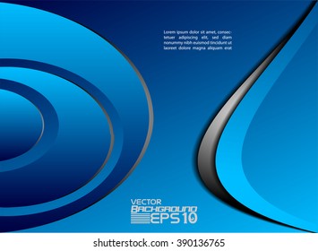 Blue background vector overlap dimension 3d graphic metal color message board for text and message design frame line shadow for modern web design eps10 infographic
