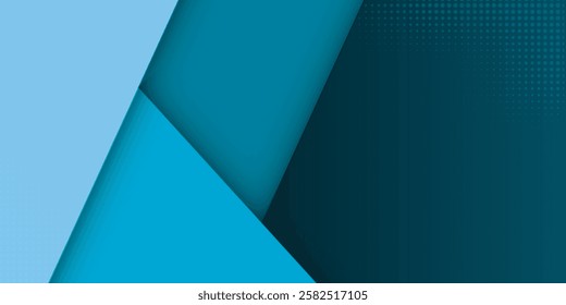 Blue background vector overlap layer on dark space for background design. editable Eps10 Vector Template
