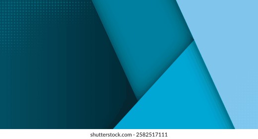 Blue background vector overlap layer on dark space for background design. editable Eps10 Vector Template
