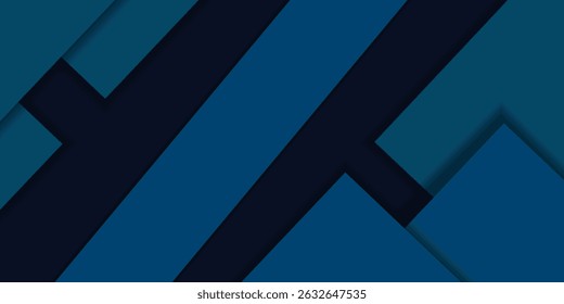 Blue background vector overlapping on dark space for background design. vector illustration