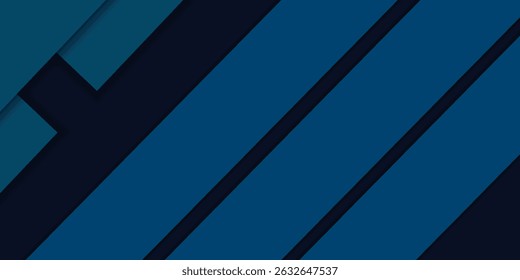 Blue background vector overlapping on dark space for background design. vector illustration