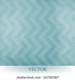 blue background vector, vintage sky blue chevron striped background pattern