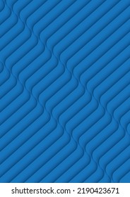 Fondo azul, vertical, gradual, ordenado, alto relieve. patrón de costura.