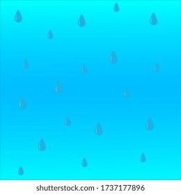 fondo azul con gota de agua para imprimir, postal, textil