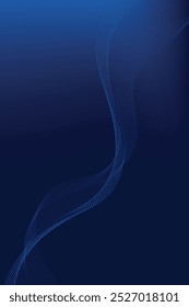 Blue background with waves. EPS10