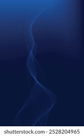 Blue background with waves. EPS10