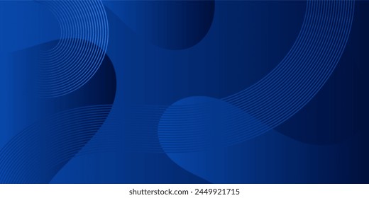blue background with wavy abstract lines