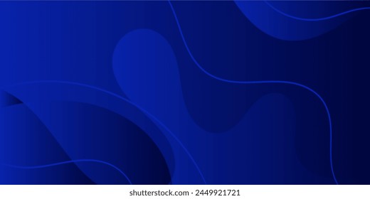 blue background with wavy abstract lines