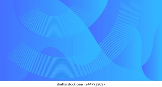 blue background with wavy abstract lines