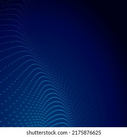 blue background with wavy halftone style