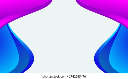 blue background wavy. Premium blue background with gradient color