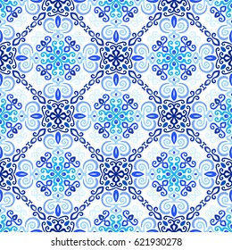 Blue Background Weave Pattern