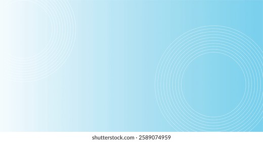 blue background with white circle rings in faded distressed vintage grunge texture design, old geometric pattern paper