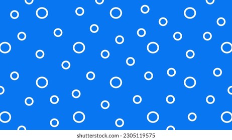blauer Hintergrund mit weißen Kreisen