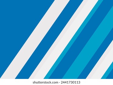 Blue background of white and light blue diagonal stripes.