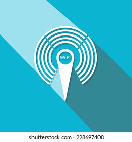blue background  wireless