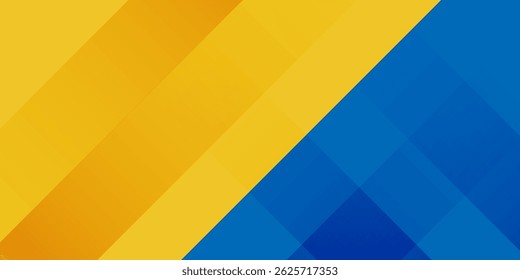 blue background and Yellow and blue hipster futuristic graphic design, vector ilustration