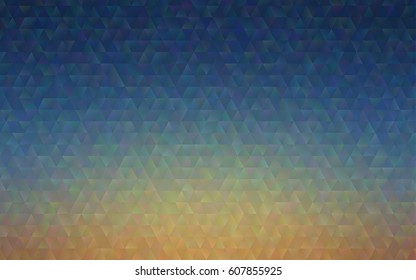 Blue background for your business. Creative geometric background in Origami style with gradient