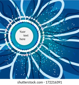 blue background for your design. Template vector illustration for your text