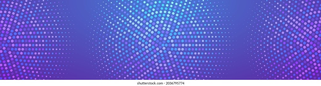 Blue background.Abstract dark blue banner of dots.Template for lettering and advertising.Vector illustration .