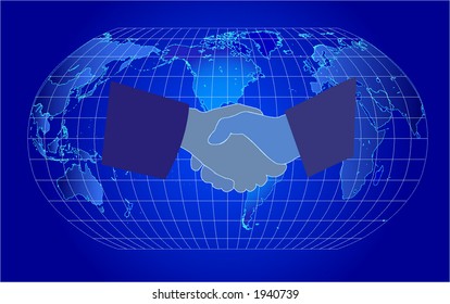 Blue Background-vector illustration