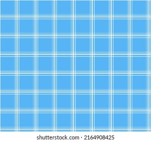 blue backgroung and white line scottish for table cloth, napkin cover book etc.