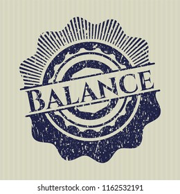 Blue Balance distressed rubber texture