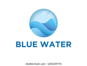 Blue Ball Water Sea